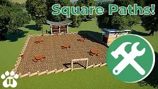 How to Build Square Parks and Courtyards in Planet Zoo