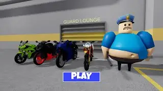 I STOLE BARRY'S MOTORCYCLES in Biker Barry's Prison Run | Roblox