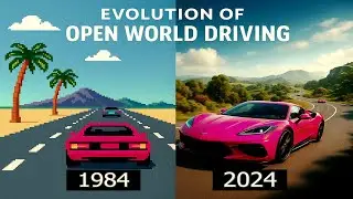 Evolution of Open World Driving Games 1984 - 2024
