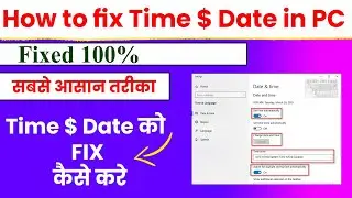 How to change Time & Date in PC/Laptop - Easy Guide!