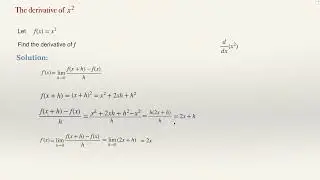 Some rules of derivative