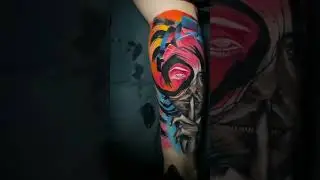 татуировка на руке девушка#shorts #tatoo #tattoo #girl