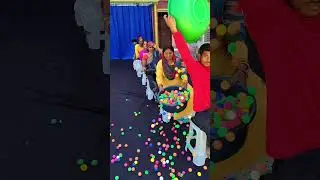 Multi color ping pong ball pouring challenge #game #challenge #sh