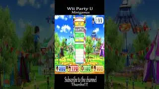 Shorts Wii Party U Minigames -  Jumping Target Game #wiiparty  #wiiparty #wiipartyu #minhpartyu