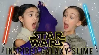 Star Wars Inspired Galaxy Slime | DIY | Reese and Riley