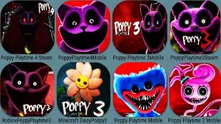 Poppy Playtime Chapter 4 New Update, Poppy Playtime 3Mobile, Poppy 3 Roblox,Daisy Minecraft,Poppy1+2