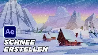 Schnee Animieren in After Effects | ohne Plugins