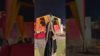 Janice Tessa Looking Gorgeous in Black Saree🖤 #ytshorts #youtube #youtubeshorts #glamreel