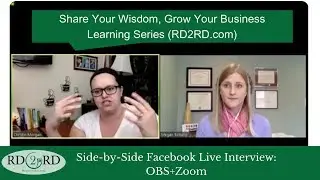 Side-by-Side Facebook Live Interview Using OBS Studio and Zoom