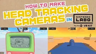 6DOF Head Tracking Cameras in Nintendo Labo VR Kit with the Toy-Con Snorkel on Switch