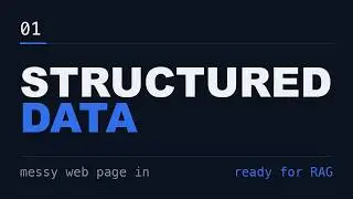 #01 · web data extraction, no LLM — live log