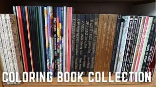 my ENTIRE coloring book collection 2021!