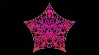 The Vitruvian pond: wave front in a 5-pointed star