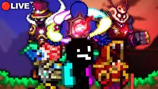 🔴LIVE: Let's Beat Terraria Eternity Death Mode (Fargo's Soul + Calamity Mod) | Part 1