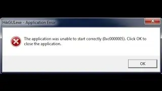 The application was unable to start correctly 0xc0000005