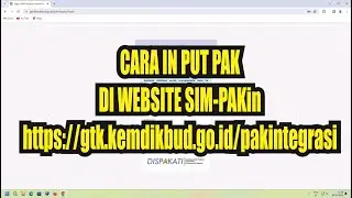 CARA IN PUT PAK DI WEBSITE SIM-PAKin
