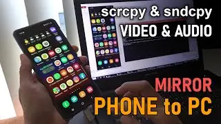 How to mirror phone screen to PC via USB