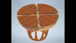 Expanding Circular Dining Table