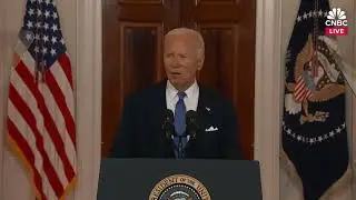 President Biden makes remarks on Marathon 202X.