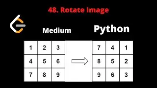 LEETCODE 48 ROTATE IMAGE PYTHON