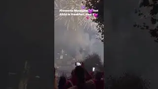 #viral #travel #germany #frankfurt #Fireworks Museumsuferfest 2024 in Frankfurt , Part 9