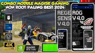IMPROVE YOUR HANDPHONE PERFORMANCE❓MAGISK GAMING NON ​​ROOT ROG MODULE❗HOW TO INSTALL THE MODULE