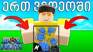 ვიღებ SUPER HUMAN-ს ერთ ვიდეოში! (Roblox BloxFruit)