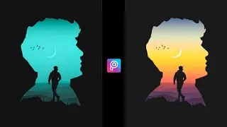 Picsart Dark shadow Photo Editing Tutorial || silhouette Photo effect in PicsArt