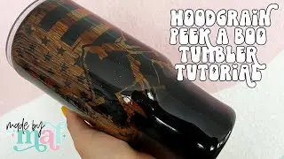 Woodgrain Peek A Boo Tumbler Tutorial