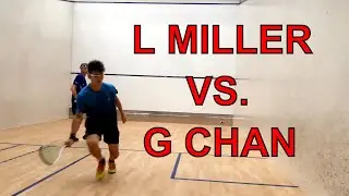 L Miller vs G Chan | Australian Junior Squash Championships | Squash Game