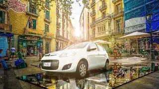 Car in sunlight - Photoshop Manipulation Tutorial #17