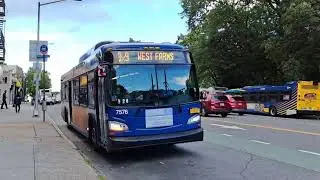 MTA NYCT Bus: 2019 New Flyer XD40 #7576 on the Bx9