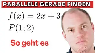 Anleitung: Parallele Gerade finden