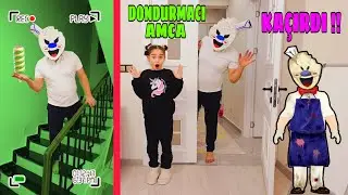 KORKUNÇ DONDURMACI ROD GELDİ ELİF !! EYVAH SENİ DONDURDU!! بابا جاب لي بالون - جنى مقداد | طيور بيبي