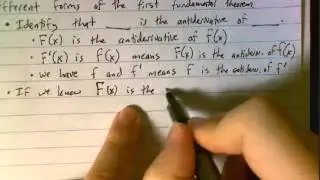 Integrals L   First Fund Theorem with Tables