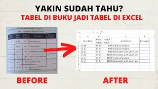 Cara Merubah Foto Tabel di Buku jadi Tabel di Excel