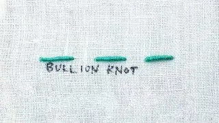 How to do a Bullion Knot