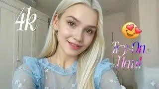 [4K USA] Transparent Ruby Fashion Haul Try-On Haul #14