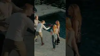 Dangerous wires fell into the pool with a child #movies #tvseries