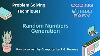 Random numbers Generation: Linear Congruential method Algorithm explained in Tamil | Python code