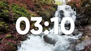 🏞️Flowing River - 5 Minute Timer [Natural Sounds]