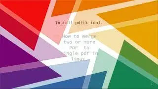 Merge PDF files using pdftk