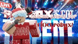 🔴LIVE🔴Discord Talent Show For 1,500 Robux | Christmas Event #1/6