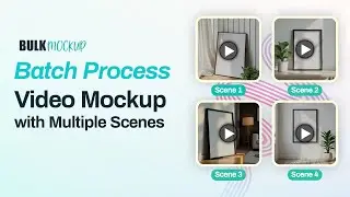 Batch Process Video Mockups — Multiple Scenes & Multiple Smart Objects (Photoshop + Bulk Mockup)