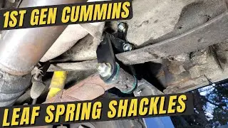 Front Leaf Spring Shackles | 1st Gen Cummins