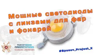 Мощные светодиоды с линзами для фар и фонарей 