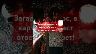 Загадай вопрос, а карта тебе даст ответ или совет! #таро #гадание #tarot #расклад #ленорман #shorts