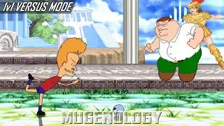Beavis vs Peter Griffin - Beavis & Beavis and Butt-Head vs Family Guy - MUGEN