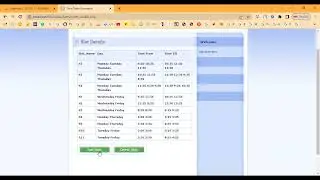 Teacher Timetable Maker in PHP