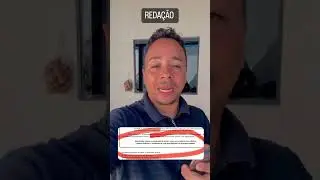 REDAÇÃO PARA CONCURSO #shorts